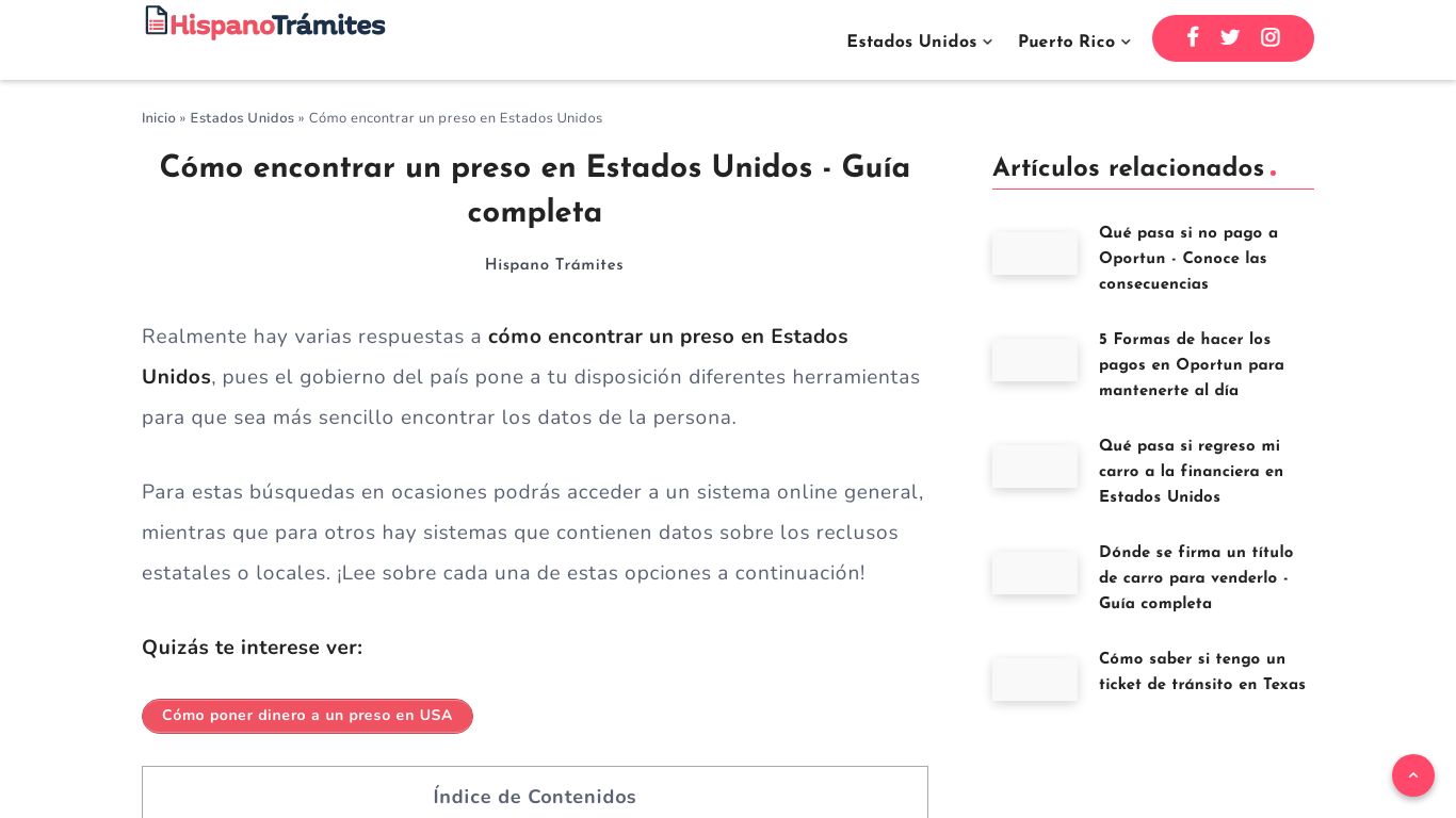 Cómo encontrar un preso en Estados Unidos - Guía 2022 - Hispano Trámites